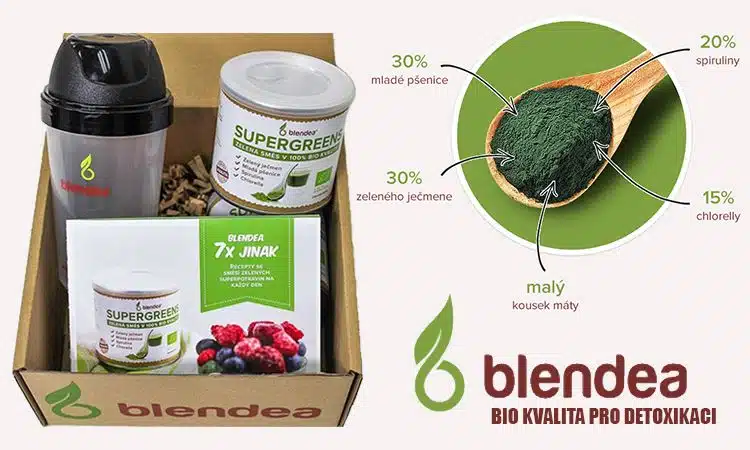 Blendea Supergreens: detoxikace a očista organismu v BIO kvalitě